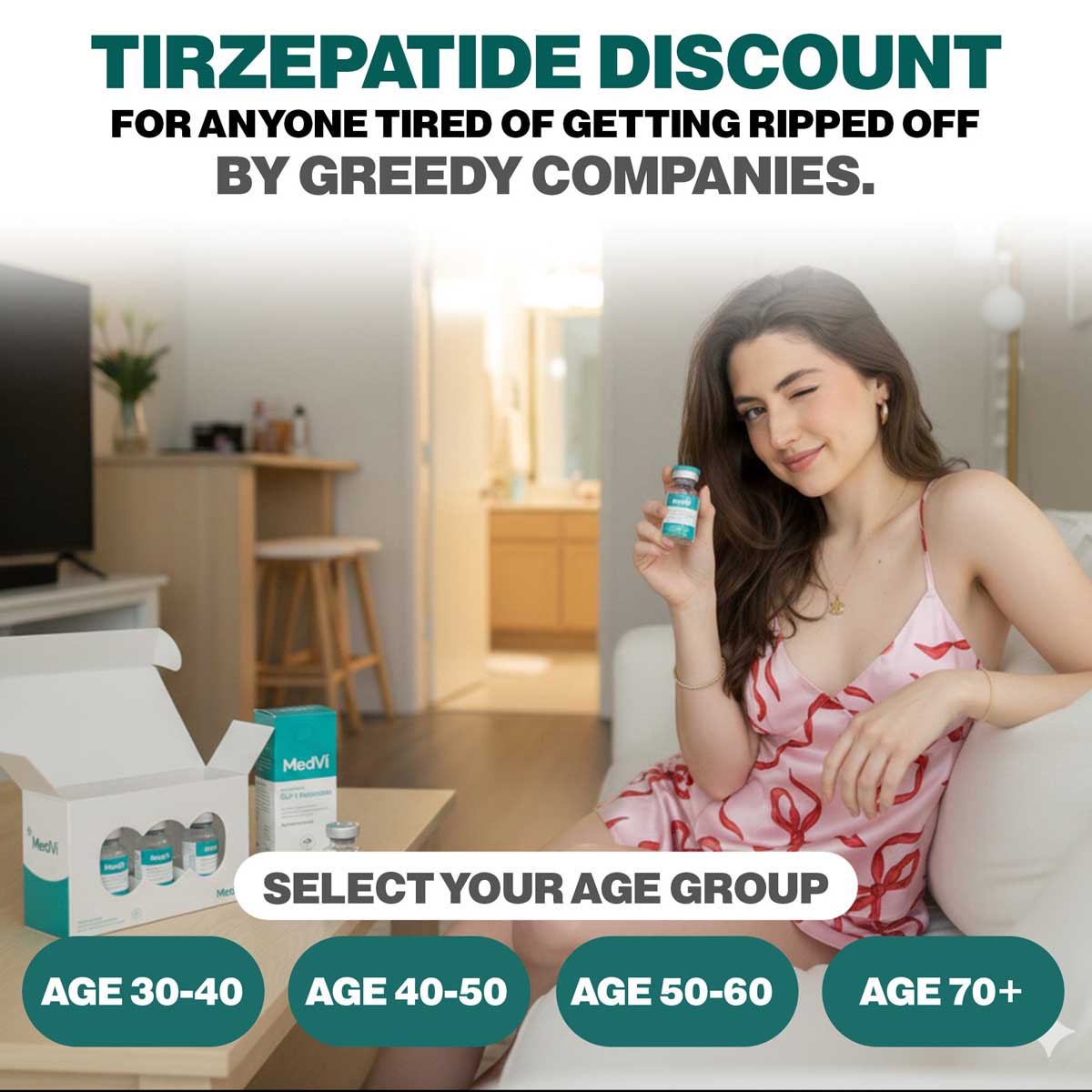 Tirzepatide Discount - Medvi GLP-1